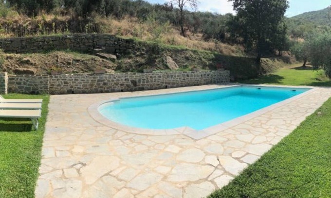 Cortona Villa | Beautiful private villa with private pool, WIFI, TV, terrace, pets allowed, panoramic view, parking