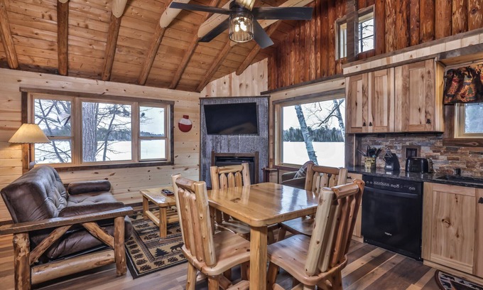 St Germain House | Beautiful remodeled lakefront cabin on Little St Germain