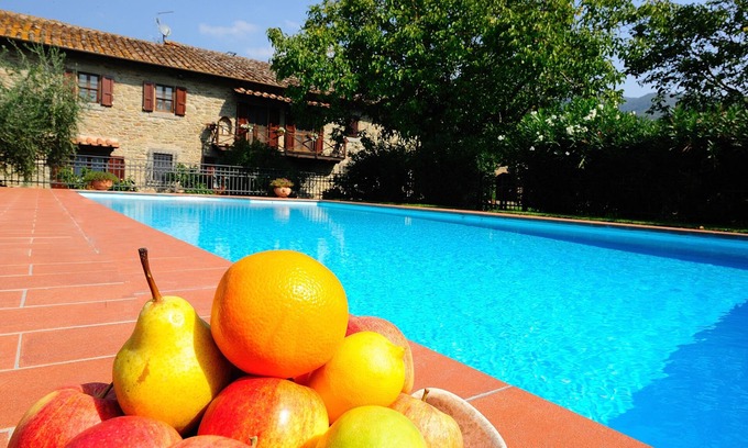 Cortona Villa | Beautiful renovated stone villa - private pool,park,air conditioning,smart tv