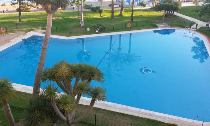 Torremolinos Apartment | Beautiful studio 1st LINE BEACH FRONT OF THE SEA