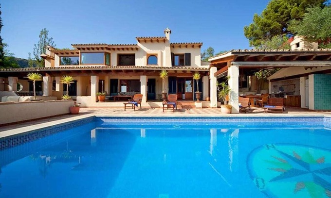Calvia Villa | Beautiful Sunny SEA View Villa - Open Fire - Sauna - Heated Pool - Games Room