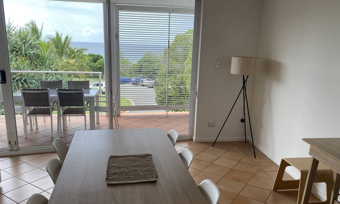 Sunrise Beach Apartment | Beautiful views from your balcony, directly opposite the beach