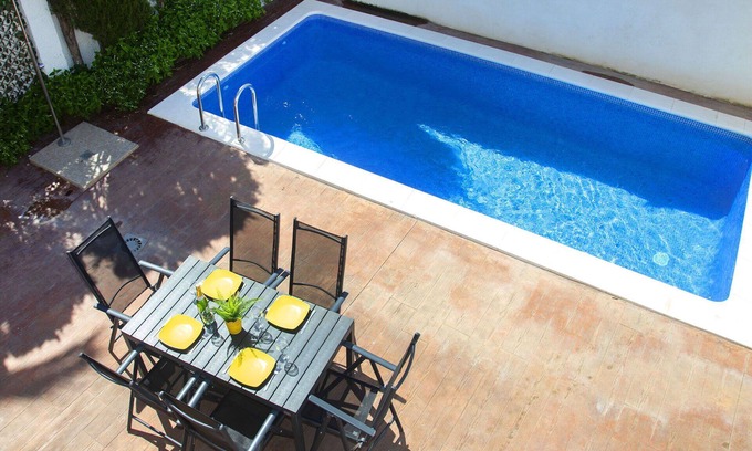 San Juan de Alicante House | Beautiful villa for 10 guests with private pool, A/C, WIFI, TV and terrace