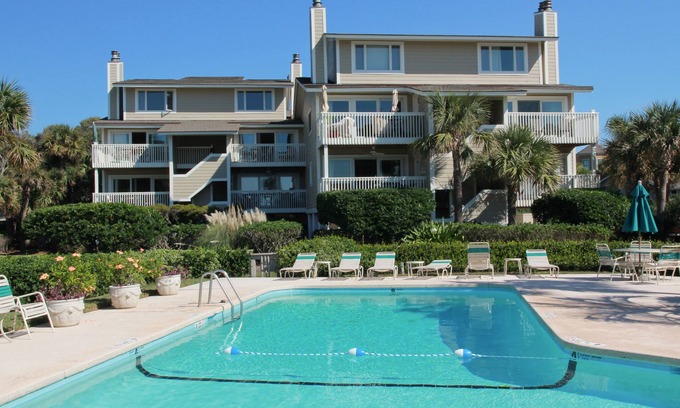 Isle of Palms Villa | Beautiful villa surrounded by lush landscaping - walk to beach, golf & pool