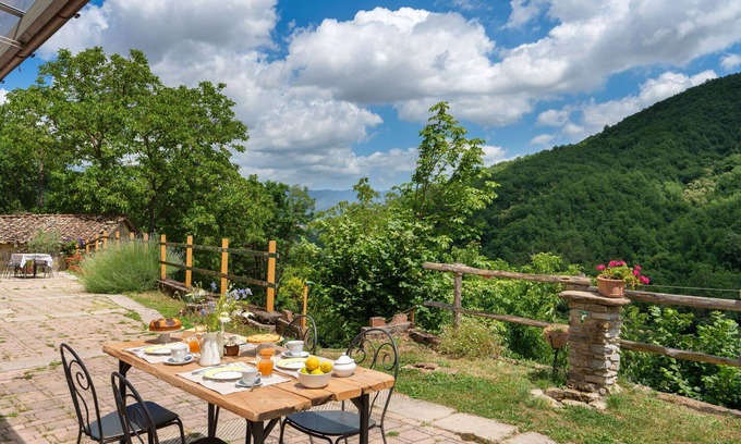 Borgo San Lorenzo Villa | Beautiful villa with private pool, WIFI, TV, panoramic view and parking, close to Florence