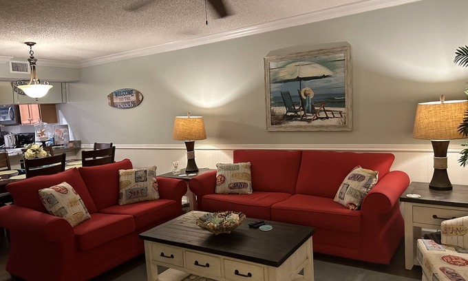 Panama City Beach Villa | Beautifully Decorated 2BR/2BH Villa