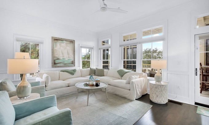 Watercolor Condo | Beautifully Decorated 2 Bedroom Condo. Just a 1 Minute Walk to the Beach!