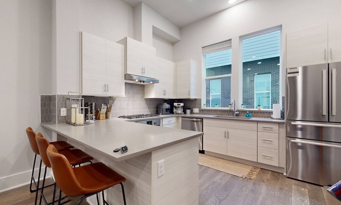 Kessler House | Beautifully designed home with arcade game, WFH desk & pool access