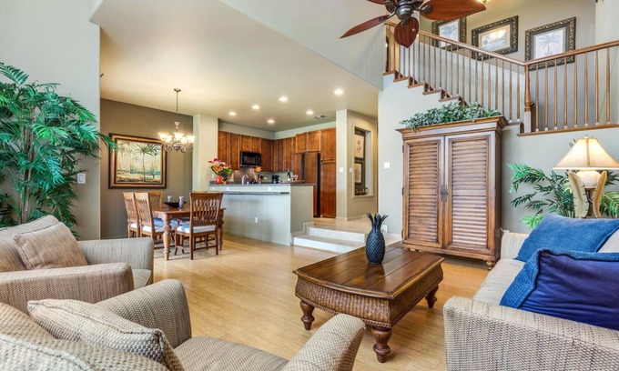 Waikoloa Condo | 🏖️Beautifully Furnished | Hawaiian Villa | AC & WIFI!