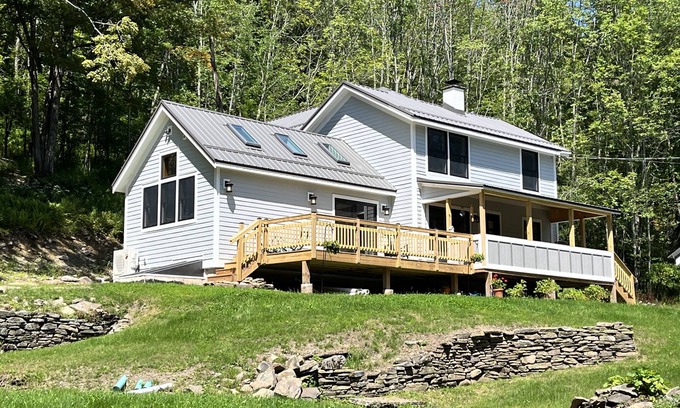 Roscoe House | Beautifully-restored mountain farmhouse with 80 acres of private trail access