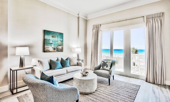 Crystal Beach Apartment | Beautifully Updated 2BR Corner Unit Inn at Crystal Beach 201B