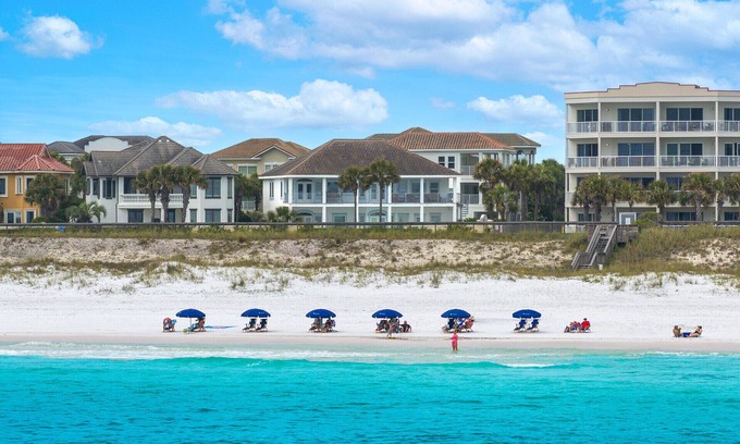 Avalon Beach Estates House | Bellagio - Gulf View, Private + Community Pool, Game Room, Tennis, Deeded Beach!
