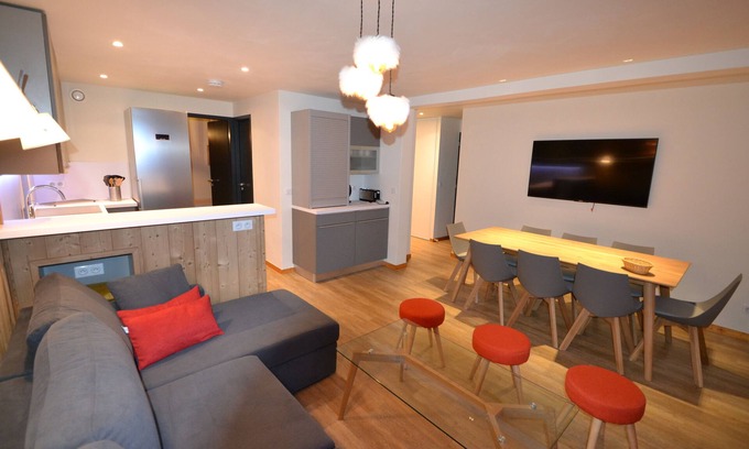 Belle Plagne Apartment | Belle Plagne PREMIUM: luxury apartment for 8 people, SKI IN OUT LUXE