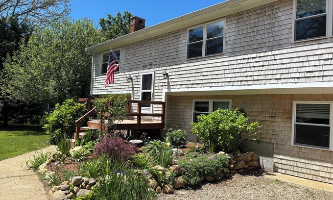 West Tisbury House | Beloved 5-bedroom house with Beach Passes, AC, fenced in yard, and hot tub