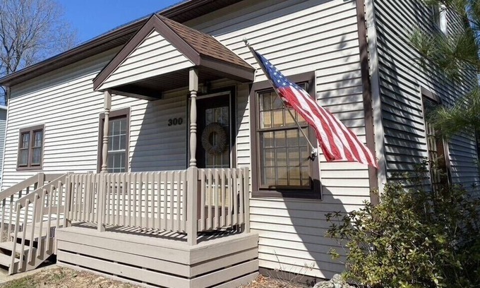 Berrien Springs House | Berrien Springs Village Home w/ Fire Pit