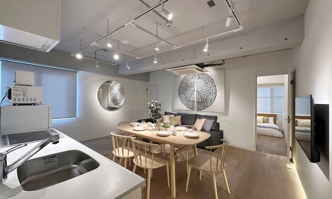 Hiroshima City Centre Apartment | bhotel Art BLD Modern 2BR City Center for 8ppl