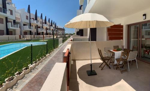 Torre de la Horadada Apartment | Bianca Beach 106, ground floor 250m from Mil Palmeras beach