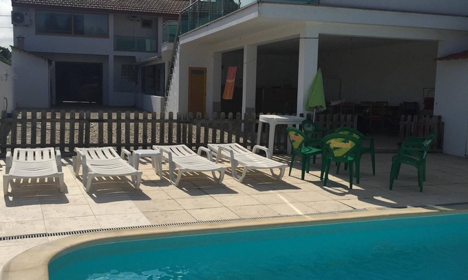 Santo Antonio de Vagos Villa | Big private House, Swiming pool near the sun! All welcome and you will love it!