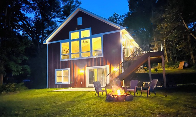 Almelund House | Big Red on Long Lake - Save 20%! New construction just an hour from the cities.