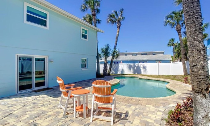New Smyrna Beach House | Bikini Top Duplex with Pool ~ 2 Minutes from Beach Flagler Avenue