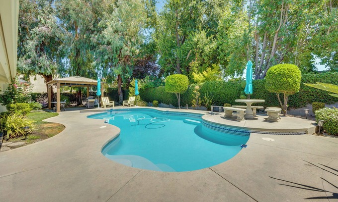 Clovis House | Billiards & Private Pool: Bright Clovis Home!
