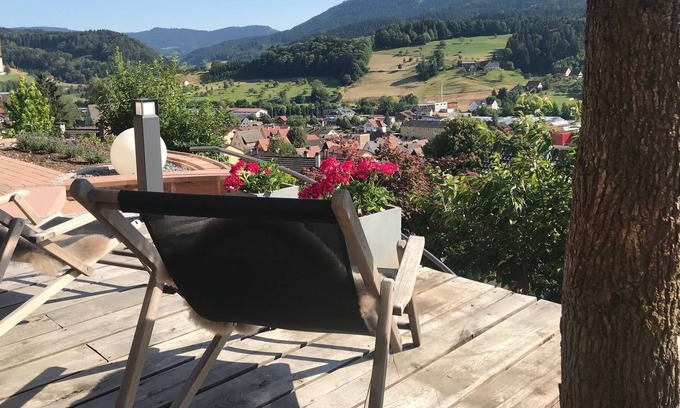 Oppenau Apartment | Black Forest Lodge Oppenau - Luxurious apartment with a beautiful view