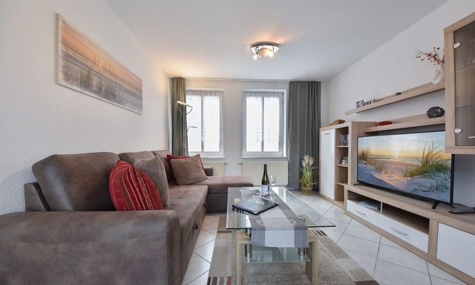 Seebad Bansin Apartment | Blaue Welle 12 - central location of Bansin