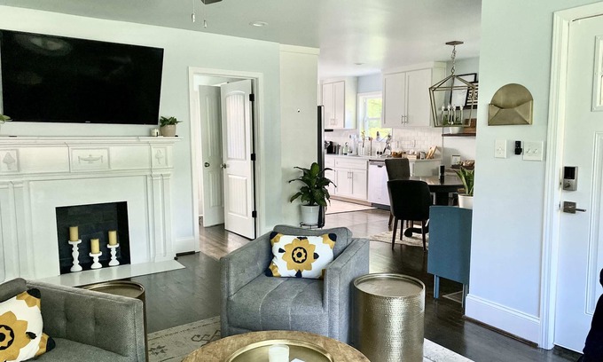 Forest Park House | Blue Door: Walk to Avondale, Dog-Friendly w Yard
