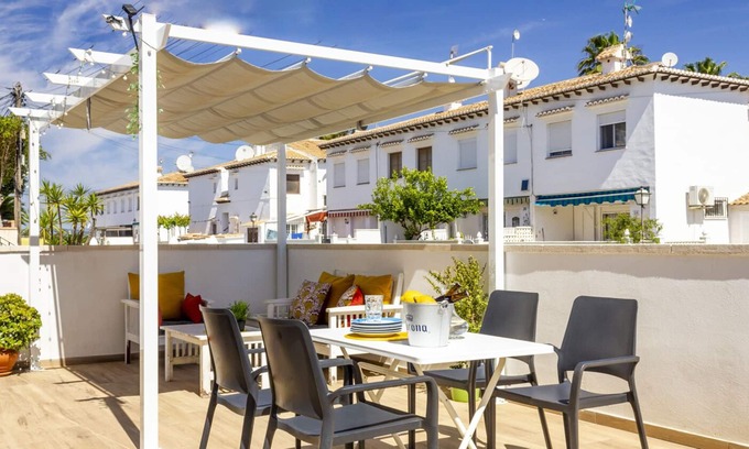 Los Balcones House | BLUE MEDITERRANEO, Lago Jardin, small bungalow with a lot of charm 🌊