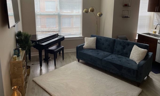 Petworth Apartment | Blue Oasis in DC
