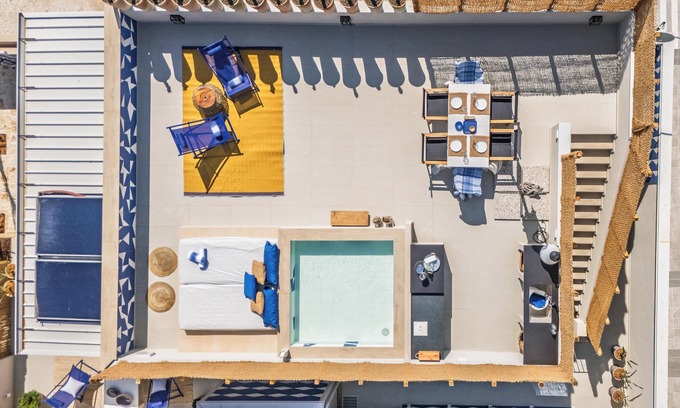 Santa Maria del Focallo House | Blue Riad - Two Bedroom House, Sleeps 4