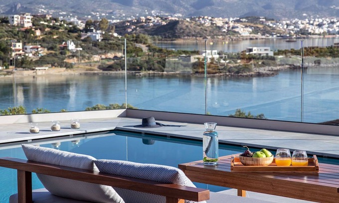 Ammoudara Villa | Blue Senses Sea View Villa with a heated pool 1