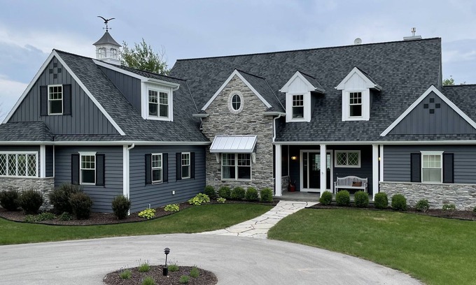 Egg Harbor House | Bluebell Cottage: Luxury Waterfront Home with Private Pier