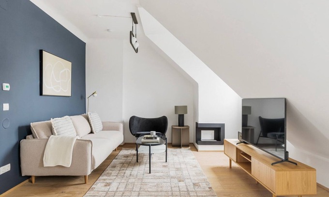 Wieden Apartment | Blueground | Wieden, washer/dryer, nr Belvedere