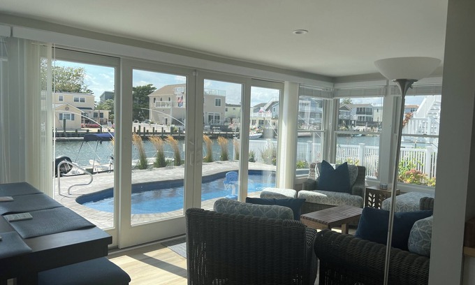 High Bar Harbor House | Boating, fishing, 60' lagoon front lovely 4 bdrm newly remodeled close to bay