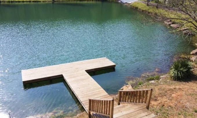 Albertville Cabin | Bobcat Tiny Luxury Cabin on Lake with Inflatables