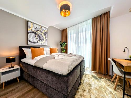 Andreasvorstadt Apartment | BohnApartments - Nordkap-SUITEN - gratis Parkplatz - moderner Neubau - Erdgeschoss - Fußbodenheizung