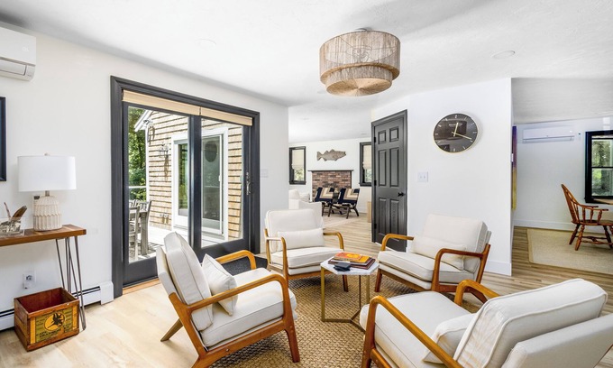 Waquoit Village House | Book a Last Minute Cape Escape! Modern, Tranquil Cape home close to town beaches