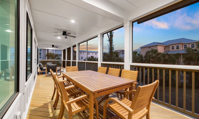 Port St. Joe House | Book Now for Fall Stays! Gulf Views! Large Front Patio! Private Beach Access! Dog Friendly!