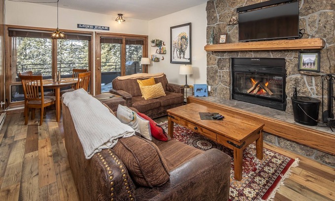 Big Sky Condo | Book Now for the Holidays! First Floor Condo on Shuttle Route with Mountain Views!