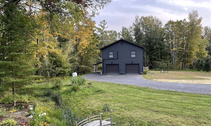 Stowe Area Ski Chalet | Brand new 2-bedroom chalet with new private 6 person hottub