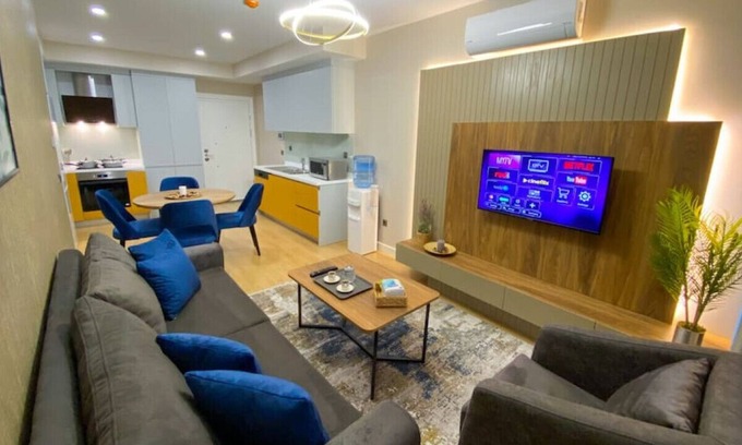 Mahmutbey Apartment | Brand-New Elegant 1+1 Apartment (with terrace) - core living