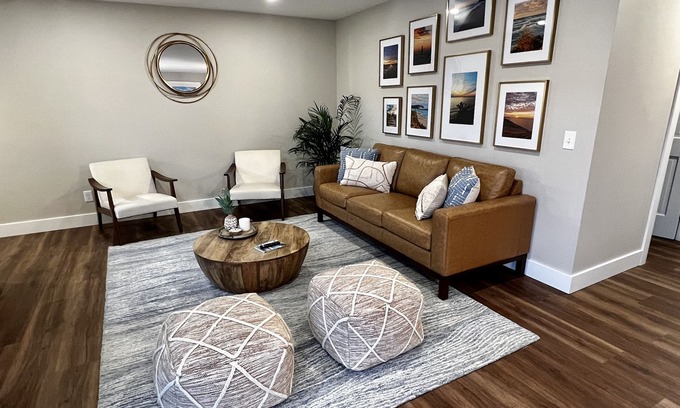Beulah Apartment | Brand new loft overlooking Crystal Lake with rooftop deck, steps from the beach!