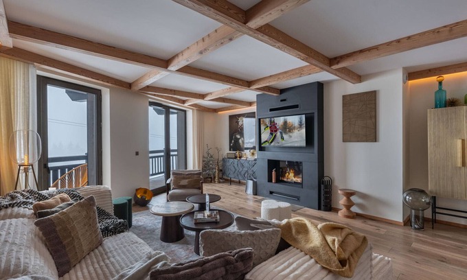 Courchevel Apartment | Brand-New Ski-In/Ski-Out Apartment with Access to Pool and Spa in Courchevel 1850