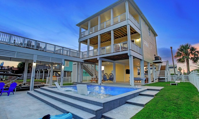 Jamaica Beach House | Brand New Spacious Canal Home with Private Pool