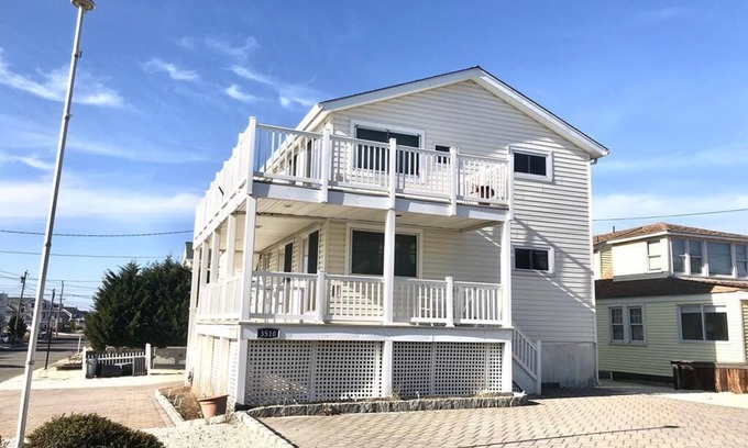 North Beach Haven House | Brant Beach Oceanside Pet Friendly Second Floor Duplex Ocean Views 14018