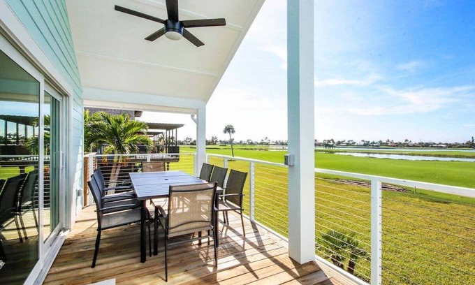 The Dunes House | Breathtaking golf front villa on Sanibel Island - Includes Tennis Membership - 18th Fairway