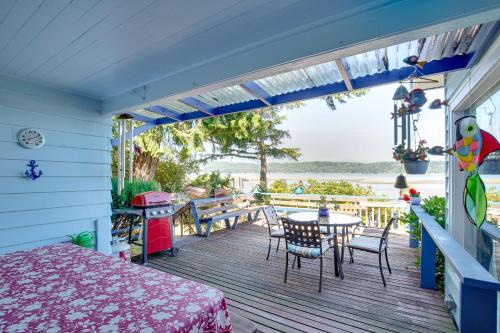 Belfair House | Breathtaking Views, Private Dock Hood Canal Home!