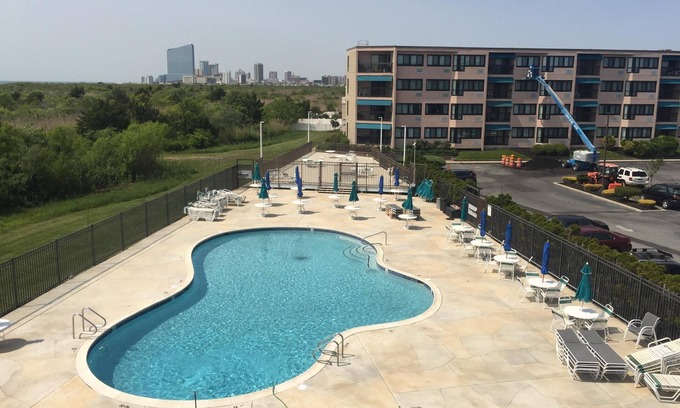 Southend Condo | Brigantine Beach Club Condo on the beach with pools.