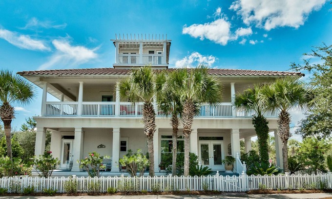 Sunnyside House | Bright & beautiful 3 bd home large porches for dining & relaxing. Steps to beach